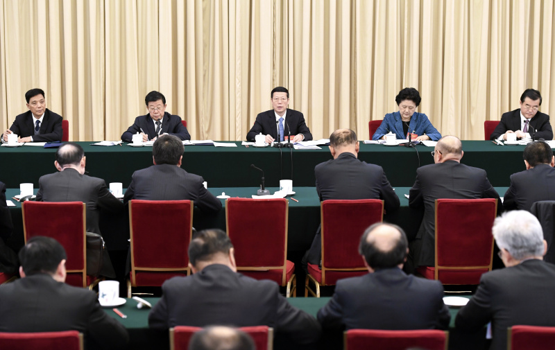 3月8日,中共中央政治局常委、国务院副总理张高丽参加十二届全国人大五次会议河北代表团的审议。